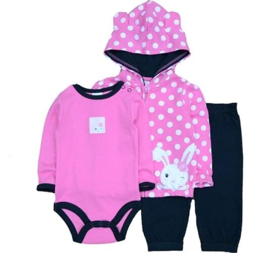 Fashion Baby Boy Winter Casual Baby Girl Clothing Sets Children Suit bodysuits+Sports pants Autumn Kids Clothes Set