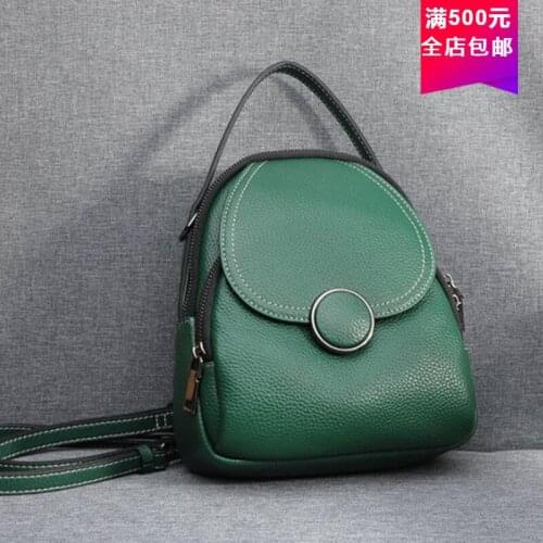 Fashion Multifunction Mini Backpack Sac A Dos School Bags for Girls Mochilas Women Leather Backpacks Vintage Female Shoulder Bag
