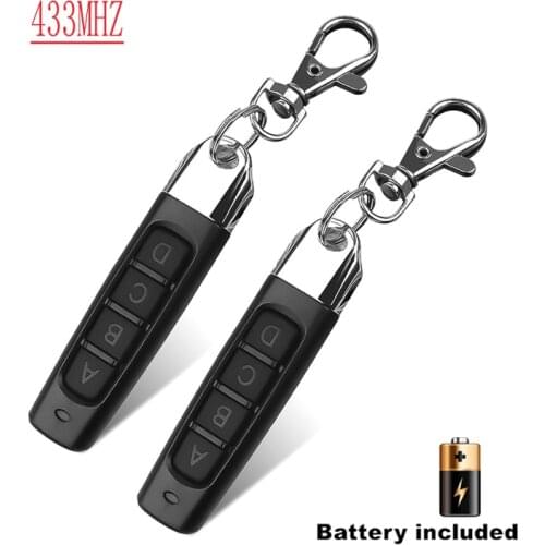 New 433mhz Super Little Thumb Copy Remote Control Plastic Garage Door Opener Multifunctional Electric Door Remote Control