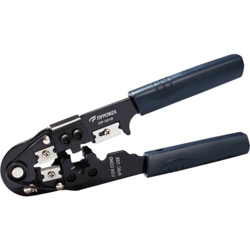 8P Crimping Crimper Network Crimping Tools Ethernet Cable Crimp Trimming Stripping Plier