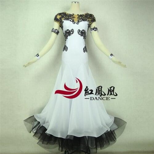 Ballroom dance competition dress waltz dance dress adult female dance big swing dress