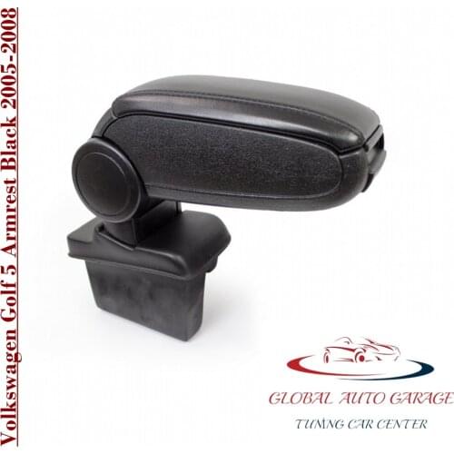 For Volkswagen Golf 5 Armrest 2005-2008 Car Accessories Storage Box Easy Install Universal Cup Holder Interior Auto Charging USB