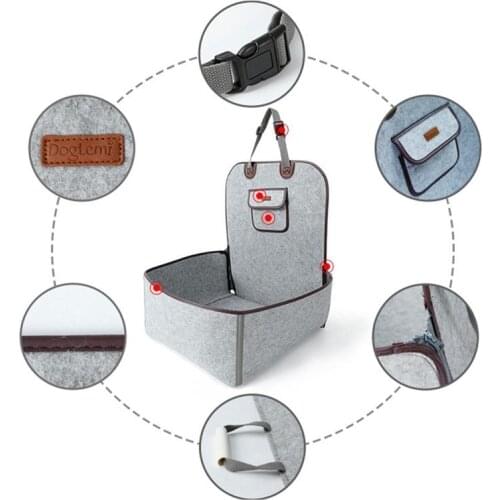 Pet Dog Car Seat Cover Non-Slip Puppy Kitten Car Travel Carrier Mat Bag For Outdoor Travel Pet Protector Transportin Accessories