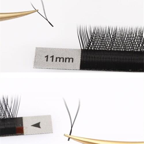 12 lines mix 8-12mm length 0.07mm Y individual eyelash lashes natural mesh woven yy grafting eyelash extension