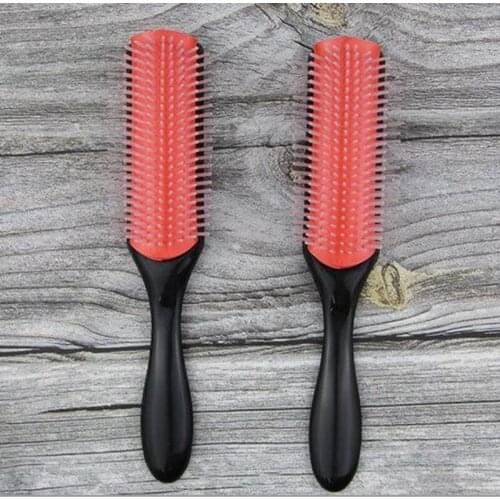 Hair Brush for Natural Curly Hair 9 Row Hair Straight Hair Massage Comb Anti-Static Straight Hair Comb Set