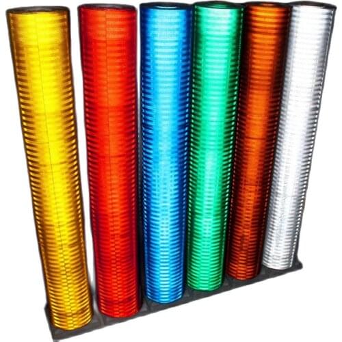 EGP Microprism Engineering Super Reflective Sheeting PET Self-adhesive Road Traffic Sign Material Class II Night Warning Films