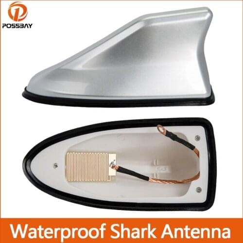 Universal Car Waterproof Shark Fin Antenna FM Signal Amplifier Radio Aerials for Mini Cooper/Suzuki Swift/Seat Ibiza/Citroen C4