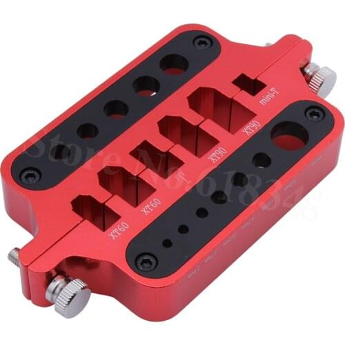 Alloy Universal Soldering Station Fixture for XT60 XT90 Mini T Deans Banana Connector Plugs Battery RC Hobby Tool