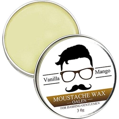 Lanthome Male Beard Wax Attractive Mustache Moustache Nourishing Beard Care Improve Messy Sparseness Reducing Curls Hair Growth