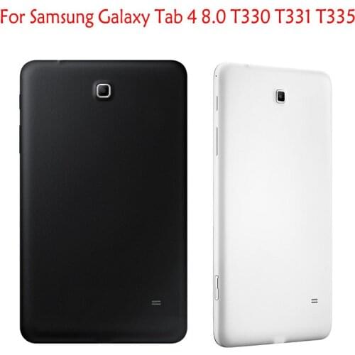 10 Pcs (Checked) For Samsung Galaxy Tab 4 8.0 SM-T330 T331 T335 Back Battery Cover Rear Door Housing Case Replacement Part