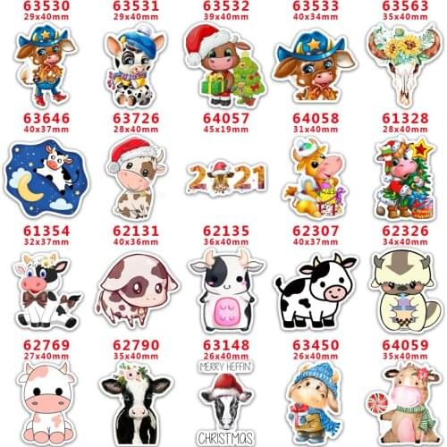 10 pcs Animal Resin Flatback for Hair Bows Planar Resin Crafts Custom Resin for DIY Phone Decorations PR63530