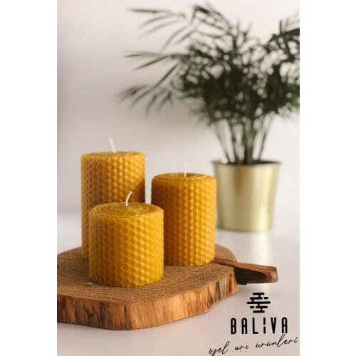 100 natural Handmade Honey Wax 3'lü Set - Vivaldi