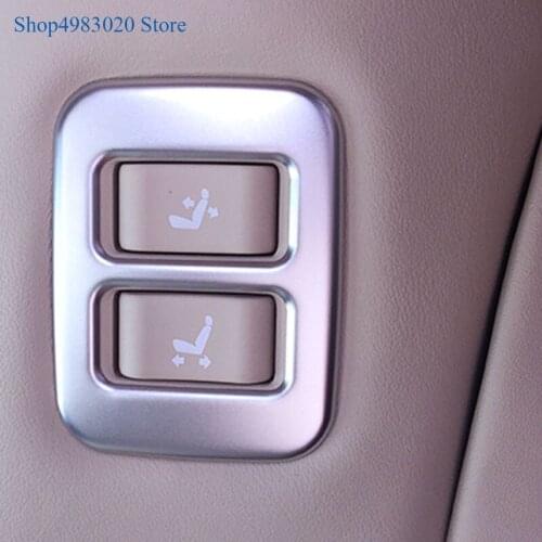 2017 car styling ABS chrome car Co-pilot seat adjust frame trim for toyota alphard vellfire 2015 2016 2017 2018 2019