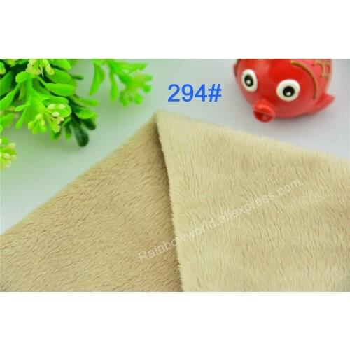 294# Light Gray Color Super Soft Short Hair 2-3mm Fleece Fabric Velvet Microfiber Velboa for DIY Patchwork Toy Shoes Sofa Pillow