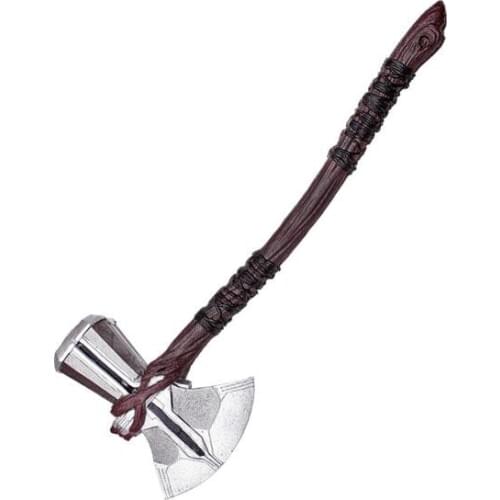 4 Endgame 1:1 Axe Hammer Movie Role Playing Weapon Safety PU Thunder Stormbreaker Figure Model Toys