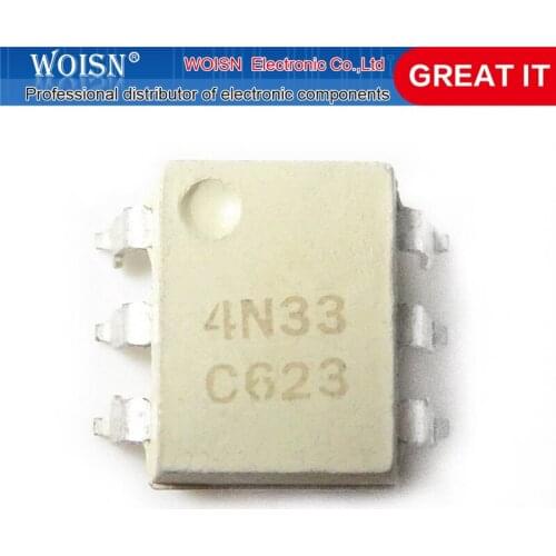 5pcs/lot EL4N33 4N33M 4N33 DIP-6 SMD-6 Photodarlington Opto coupler In Stock