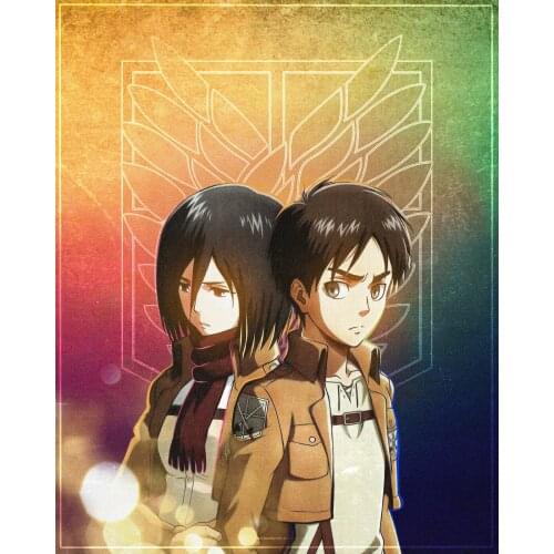 DIY Diamond Painting AOT Attack on Giant Anime Diamond Mosaic Full Diamond Embroidery Diamond Accessories Room Decoration