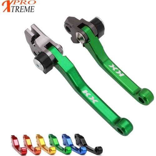 CNC Motorcycle Aluminum Left Right Brake Clutch Lever For KX125 KX250 2006-2008 KX250F KX450F 2006-2012 2007 2009 2010 2011