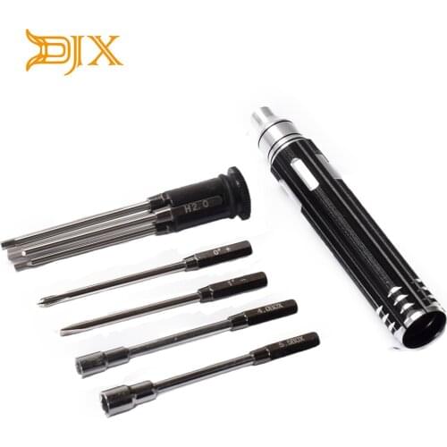 DJX 8 in 1 Screwdriver Hex Screw driver Hobby Tools Kit For RC Cars Helicopter Plane Pocket H1.5 H2.0 H2.5 H3.0