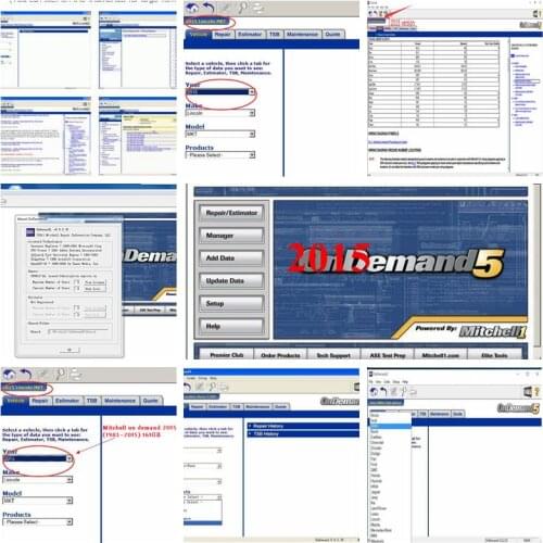 2021 Hot selling OD5 auto repair Software mi....ll on d..and 2015 in HDD USB 3.0 Hard disk drive with installation video English