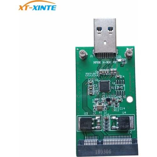 Mini PCI-E mSATA to USB 3.0 External SSD Converter Data Transmission Adapter Module Expansion Card for Windows Vista/7/8/Mac