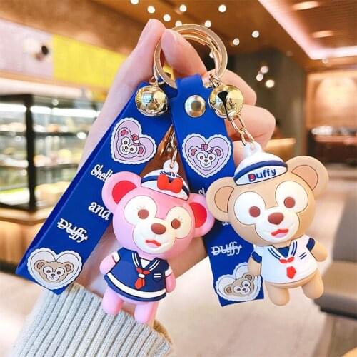Anime Fashion Creative Handsome Fox Doll Anime Keychains Cute and Cute Personality Charm Keyring Couple Pendant Bag Key Chain
