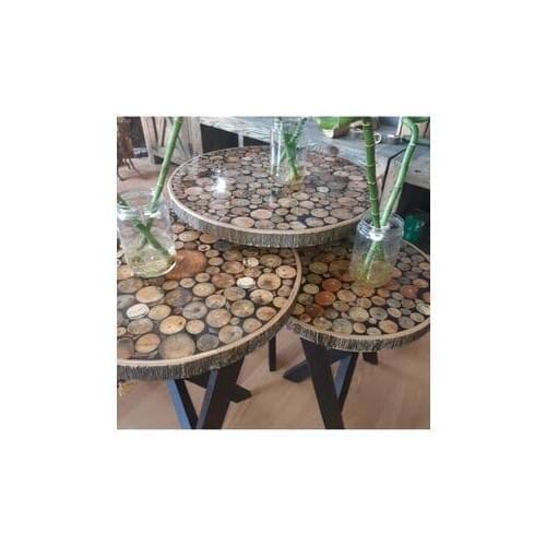 Epoxy Coffee Table Set