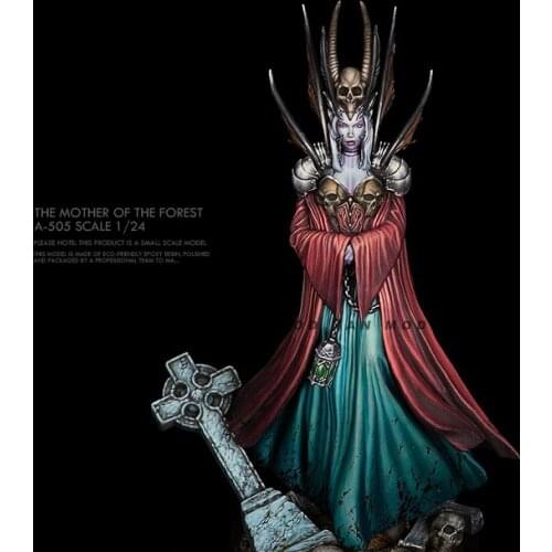 1/24 Resin model kits figure beauty colorless and self-assembled A-505