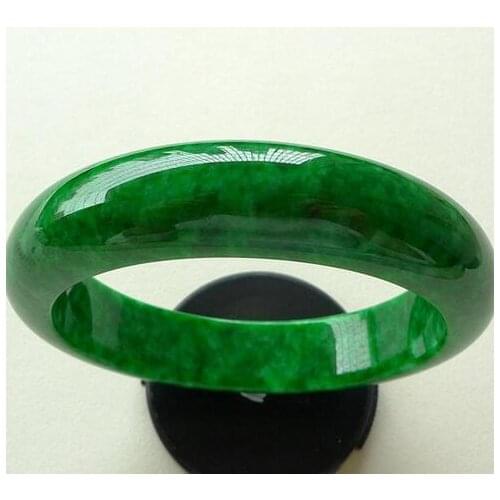 Genuine Natural Blue Hair Rutilated Quartz Ocean Heart Blue Enchantress Crystal Woman Bangle AAAAA Inner Diameter 57mm