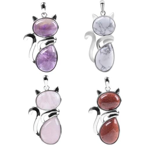 Lovely Cat Shape Pendant Necklace Silvertone for Young Lady Birthday Gift Cat Theme Jewelry