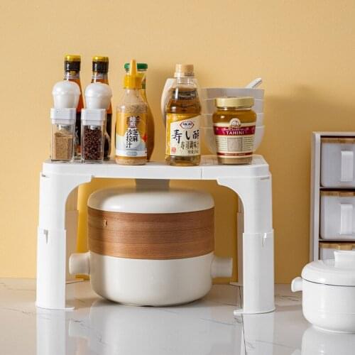 Adjustable Sink Shelf Cabinet Storage Rack Household Accessories Multifunction Kitchen Seasoning Bottle Organizer Home Storage