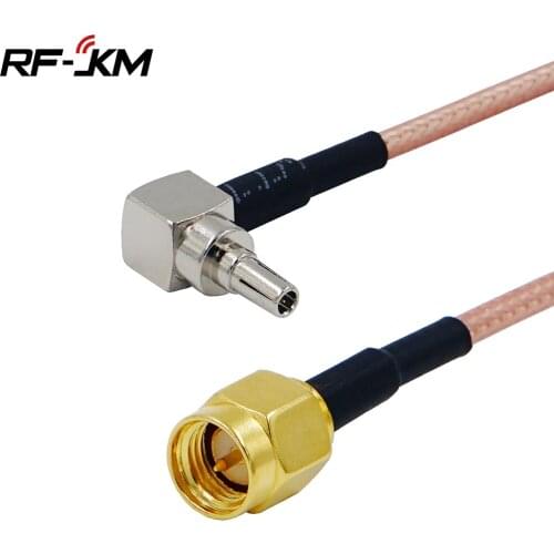 SMA Male brooches plugs connector to crc9 adapter pigtail RG316 cable For HUAWEI PCI wifi router 3G Modem