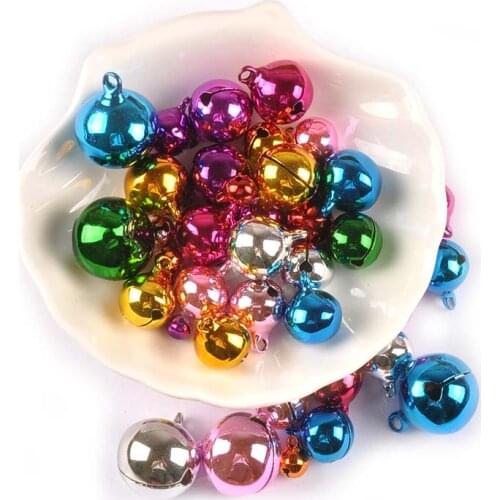 Mixed Christmas Bells Jingle Bells For Home Decor Party Ornaments DIY Craft Accessories Kid Gift 6/8/10/12/14/16/18/20mm C2682