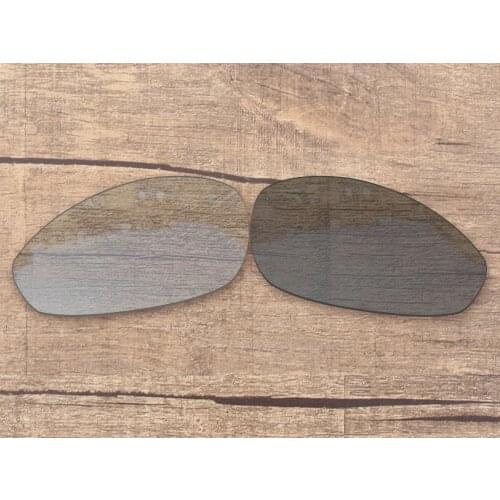 Vonxyz Grey Photochromic Polarized Replacement Lenses for-Oakley Straight Jacket 2007 Frame