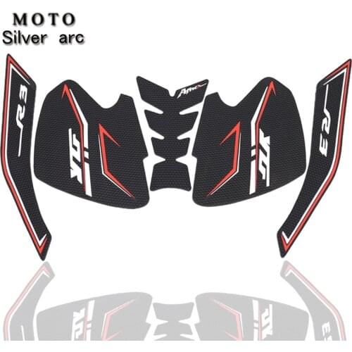 Motorcycle Tank Pad Protector Sticker Decal Gas Knee Grip Tank Traction Pad Side For Yamaha r3 2019 2020 YZFR3