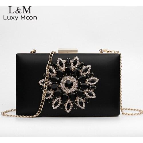 White Women Clutch Bag Wedding Clutch Purse Bridal Evening Crystal Summer Bags for Women 2020 Luxury Small Crossbody Bags ZD1333