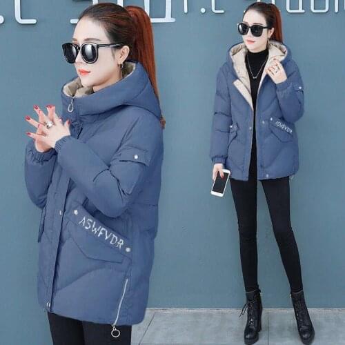 Winter Jacket Women Down Cotton Jackets 2020 Woman Parkas Fashion Hooded Clothes Korean Coat Female Chaquetas De Mujer LXR1226