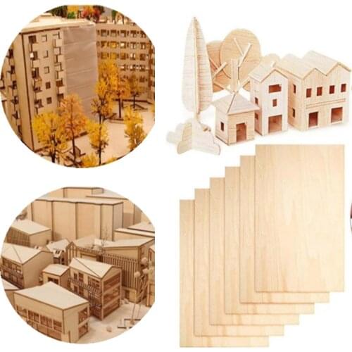 5/10PCS Basswood Craft Board Model Toys Building Carving Handicraft Educational DIY Accessories 300 X 100mm