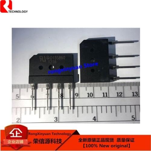 5 pcs/lot D15SB60 600V/15A High Current Glass Passivated Molding Single-Phase Bridge Rectifier 100% New original