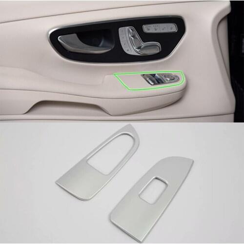 ABS Inner car accessories window rises cover high quality For Mercedes-Benz V class