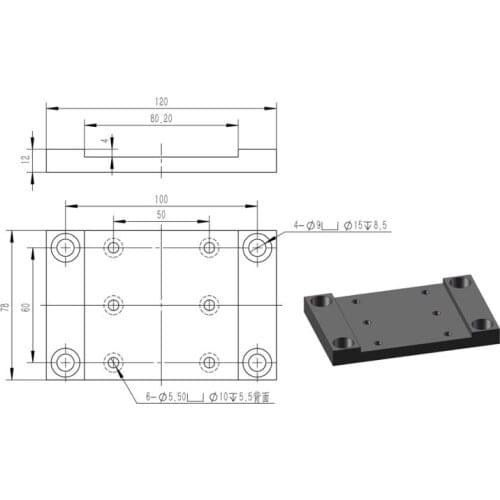 Linear module slideway accessories module connector linear module foundation