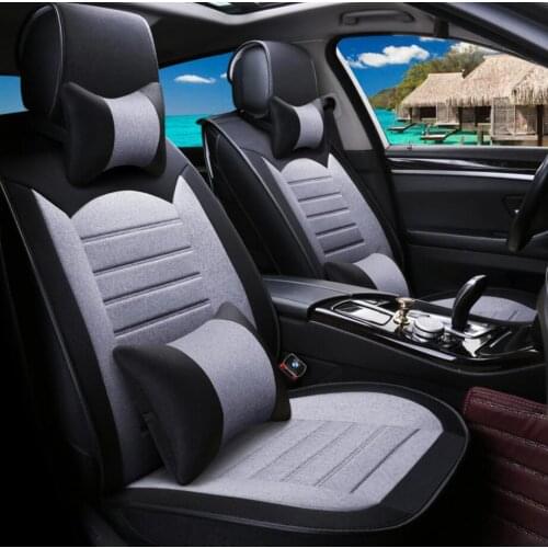 Car Travel ( Front + Rear ) Luxury Leather car seat covers For Mitsubishi ASX Lancer Outlander auto accessories kia car styling