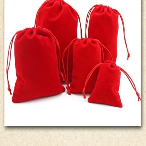 CBRL velvet jewelry drawstring bag custom small velvet gift packaging dust bag for ornament cosmetic necklace