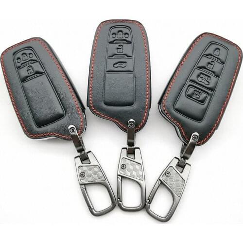 Hot Style Key Cover Case For Toyota Camry Chr Corolla Rav4 Avalon Land Cruiser Prado Prius Remote 2018 2019 2020 Accessories Box