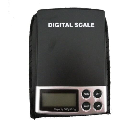 5pcs Digital Gem 0.1 X 500 gram diamond lcd pocket scale 0.1g 500g backlight
