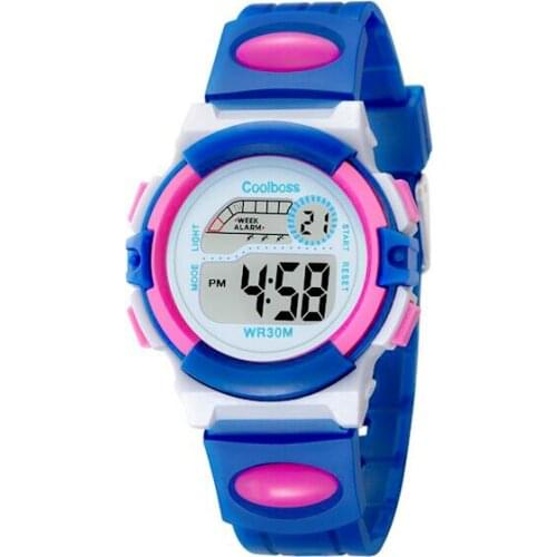 COOLBOSS New Fashion Clock Children Sports Water Resistant Watches Watch Boys And Girls Student Multifunctional Wristwatches