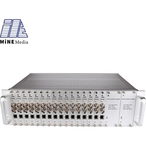 H.265 HEVC/H.264 AVC 16ch Rack-mounted RTMP RTSP UDP ONVIF H.265 HD/SD/3G sdi to ip encoder