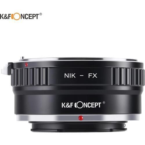 K&F CONCEPT Free Shipping Adapter Ring for Nikon Auto AI AIs AF Lens to Fujifilm Fuji FX Mount X-Pro1 X-E1 Camera
