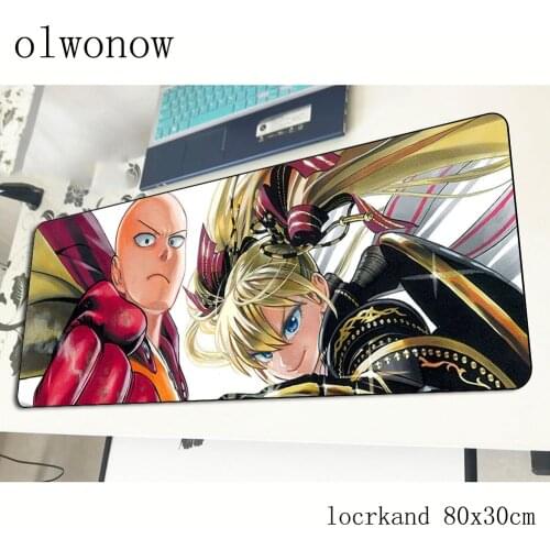 ONE PUNCH-MAN mousepad 80x30cm present gaming mouse pad gamer mat Birthday game computer desk padmouse keyboard large play mats
