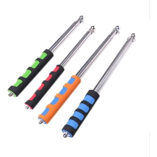 Hot Selling 1PCS 2M Portable Extendable Telescopic Handheld Windsock Flag Pole Ferula Pointer Poles for Flags Windsock